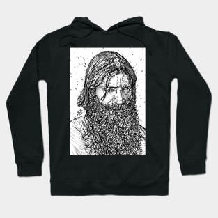 GRIGORI RASPUTIN ink portrait Hoodie